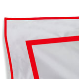 400TC Embroidery & Border Cotton Sateen Solid Euro Sham