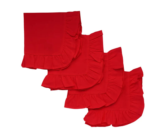 Red Table Napkins