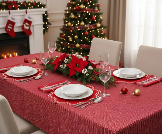 Red Cotton Placemats
