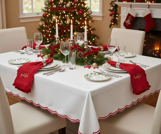 Christmas Embroidery Tablecloths