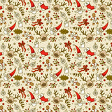 Printed Scalloped Christmas Tree Skirt