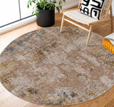 Meads Abstract Mustard Luxe Rug