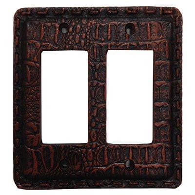 Resin Gator Double Rocker Wall Switch Plate, 4 MOQ