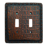 Resin Gator Double Switch Wall Plate, 4 MOQ
