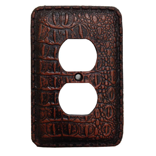 Resin Gator Single Outlet Cover Wall Plate, 4 MOQ