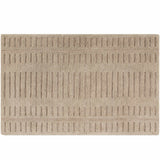 Washable Handmade Wool Rug - Brown - Clearance
