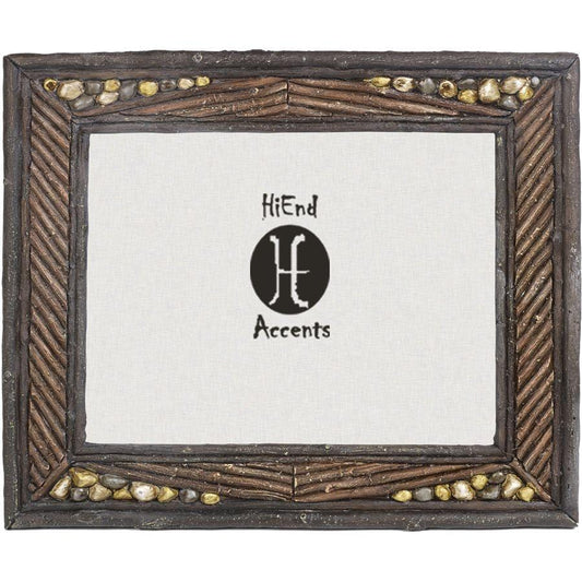 River Rock Picture Frame, 4"x6", 4 MOQ