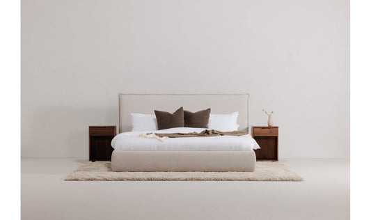 Luzon Queen Bed Wheat