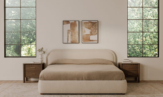 Colin King Bed Oatmeal