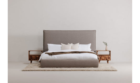 Luzon Queen Bed Tall Headboard