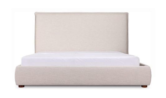 Luzon King Bed Tall Headboard Wheat