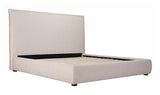 Luzon King Bed Tall Headboard Wheat