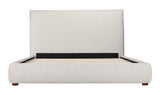 Luzon King Bed Tall Headboard Light Grey