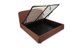 Joan Queen Storage Bed Rust