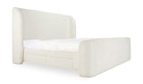 Sophia King Storage Bed Cream