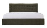 Sebastion Queen Storage Bed Green