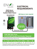ENVO Atami High-Capacity Tankless Electric Water Heater (18 kW - 27 kW), Endless Hot Water, Advanced Safety, Energy Saving, Whole Home Application