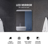 32-in. x 24-in. LED Back Lighting Bathroom Mirror with Defogger