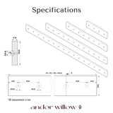 Room Divider Floor/Ceiling Base