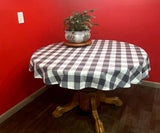 Round Tablecloth - Plaid Tablecloths