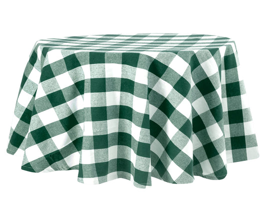 Green Plaid Tablecloth