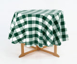 Round Tablecloth - Buffalo Plaid Table cloths