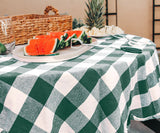 Green Round Tablecloth