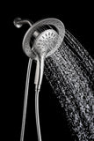 Valkyrie Retro-Fit 3-Spray Patterns with 7.48 in. Wall Mounted Dual Shower Heads with Magnetic Divert in Brushed Nickel