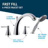 Nimbus Series Dual Jetted Bathtub with Microbubbles Jet