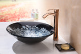 Chrona Series Vessel Sink in Silver Burst