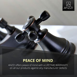 Melody Series 8 in. Widespread 2-Handle Mid-Arc Bathroom Faucet in Oil Rubbed Bronze