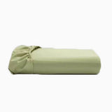 400TC Sateen Solid Cotton Fitted Sheet