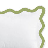 400TC Applique Scalloped Embroidery Cotton Euro Sham