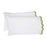 400TC Applique Scalloped Scallop Embroidery Cotton Sheet set