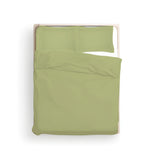 400TC Cotton Sateen Solid Duvet Cover Set