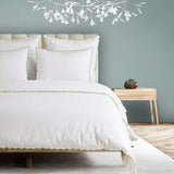 400TC Cotton Small Scallop Embroidery Duvet Cover Set