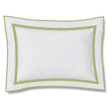 400TC Embroidery & Border Cotton Sateen Solid Pillow Sham