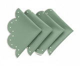 Placemats Round - Scallop Placemat Washable