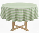 Cabana Striped Round Tablecloth