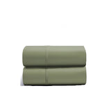 400TC Luxurious Double Embroidery Cotton Sateen Pillowcases (Set Of 2)