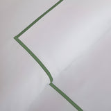 500TC Cotton Single Embroidery Sateen Solid Duvet Cover Set