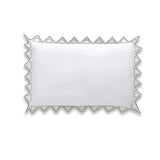 Ashley 400TC Cotton Traingle Embroidery Sateen Solid Pillow Sham