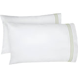 400TC Triple Embroidery Cotton Sateen Pillowcases (Set Of 2)