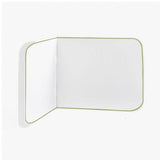 Wall Corner Rounded Dorm Bed Headboard In Embroidery Border With Self Adhesive Velcro Straps