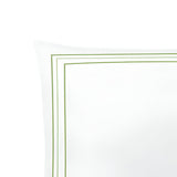 400TC Cotton Classic Embroidery Sateen Solid Euro Sham