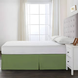 400TC Cotton Sateen Detachable Wrap Around Tailored Bed Skirt