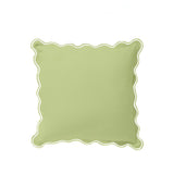 400TC Luxurious Scallop Embroidery Cotton Euro Sham