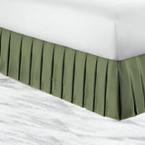 400TC Sateen Solid Cotton Pleated Bed Skirt