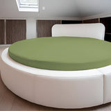 400TC Sateen Solid Cotton Round Sheet Set