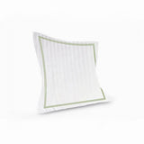 400TC Cotton Double Edge Embroidery Sateen Stripe Duvet Cover Set